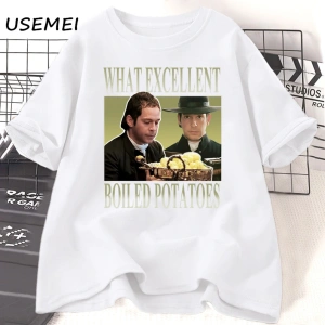 Gurur ve önyargı grafik T shirt ne Exellent kaynamış patates komik Meme T-shirt kadın erkek p 3006