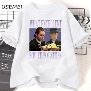 Gurur ve önyargı grafik T shirt ne Exellent kaynamış patates komik Meme T-shirt kadın erkek p 3006