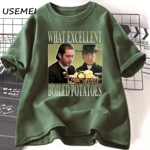 Gurur ve önyargı grafik T shirt ne Exellent kaynamış patates komik Meme T-shirt kadın erkek p 3006