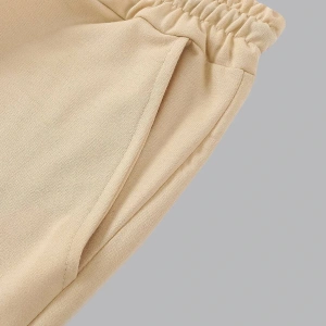 Guys Japanese Letter & Floral Print Drawstring Waist Eşofman Altı