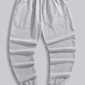 Guys Letter Floral Graphic Drawstring Eşofman Altı