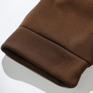 Guys Letter & Skeleton Print Thermal Drawstring Waist Eşofman Altı