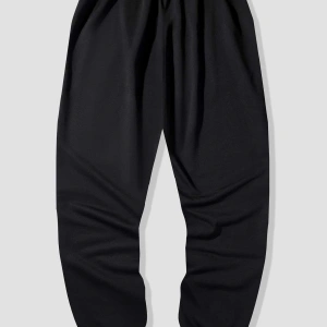 Guys Letter Skull Graphic Drawstring Waist Eşofman Altı