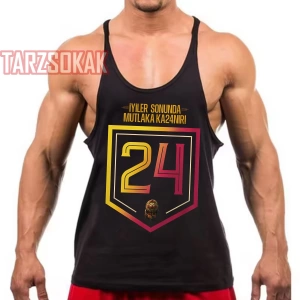 Gym Tank Top Fitness Sporcu Atleti 5 YILDIZLI 25 KUPALI
