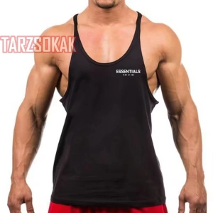 Gym Tank Top Fitness Sporcu Atleti ESSENTILAS 303