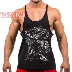 Gym Tank Top Fitness Sporcu Atleti GYM54