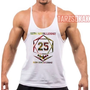 Gym Tank Top Fitness Sporcu Atleti İYİLER SONUNDA