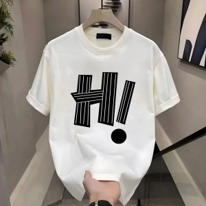 H! Baskılı Beyaz Erkek