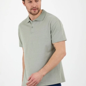 Haki Dar/slim Fitt Polo Yaka Tshirt