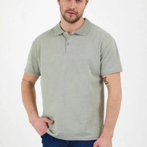 Haki Dar/slim Fitt Polo Yaka Tshirt