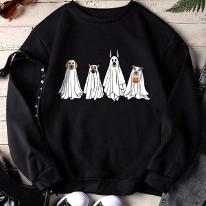 Halloween Print Siyah