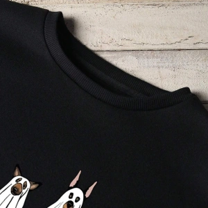 Halloween Print Siyah