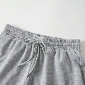 Halloween Spider Web & Heart Print Drawstring Waist Şort