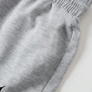 Halloween Spider Web & Heart Print Drawstring Waist Şort