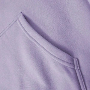 Harajuka Sokak Mantar ve Slogan Grafikli Düşük Omuz Mor