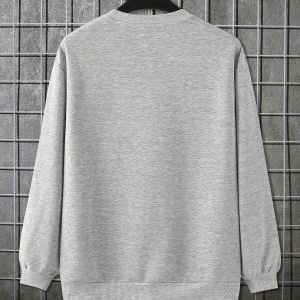 Harajuka Sokakt Manfinity Hypemode Katı Damla Omuz Kazak Gri