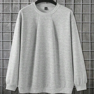 Harajuka Sokakt Manfinity Hypemode Katı Damla Omuz Kazak Gri