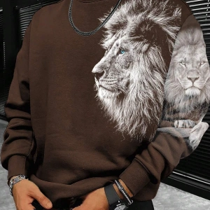 Harajuka Sokakt Oyun Kartı Baskı Kahverengi