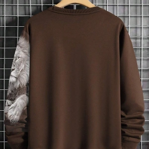 Harajuka Sokakt Oyun Kartı Baskı Kahverengi