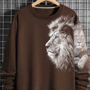 Harajuka Sokakt Oyun Kartı Baskı Kahverengi