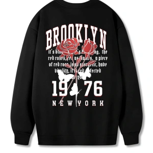 Harajuka Sokakt Oyun Kartı Baskı Siyah