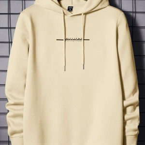 Harajuka Sokakt Yazılı Grafik Sweat Bej