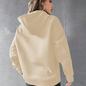 Harajuka Sokakt Yazılı Grafik Sweat Bej