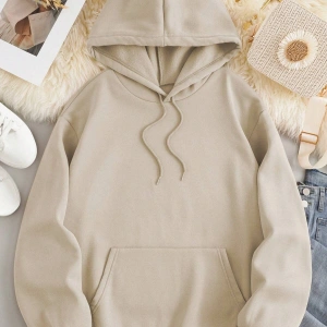 Harajuka Sokakt Yazılı Grafik Sweat Bej