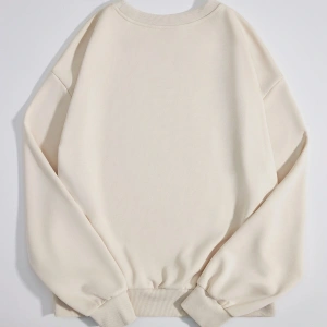 Harajuka Sokakt Yazılı Grafik Sweat Bej