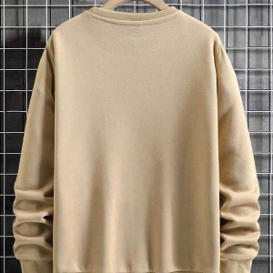 Harajuka Sokakt Yazılı Grafik Sweat Haki