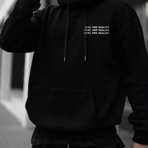 Harajuka Sokakt Yazılı Grafik Sweat Siyah