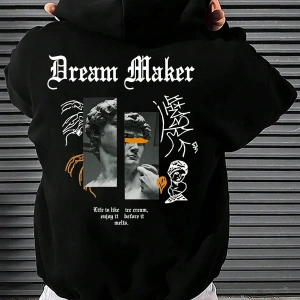 Harajuka Sokakt Yazılı Grafik Sweat Siyah