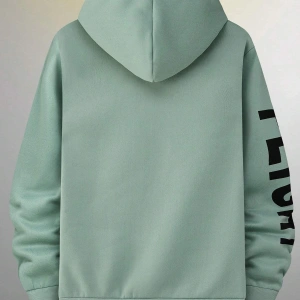 Harajuka Sokakt Yazılı Grafik Sweat Yeşil