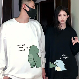Harajuku Style Çift Sevgili Kombinleri Couple Clothing Yeni Sezon KOD:15