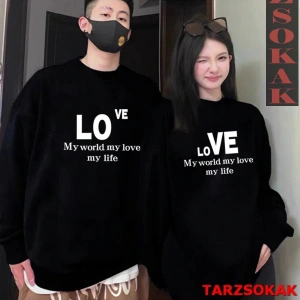 Harajuku Style Çift Sevgili Kombinleri Couple Clothing Yeni Sezon KOD:33