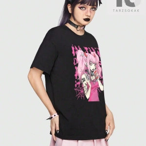 Harf Grafikli Tişört