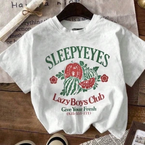 Harfli Grafik Kontrast Raglan Kollu Tişört