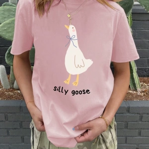 Harfli Grafik Kontrast Raglan Kollu Tişört