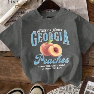 Harfli Grafik Kontrast Raglan Kollu Tişört
