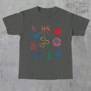 Harfli Grafik Kontrast Raglan Kollu Tişört