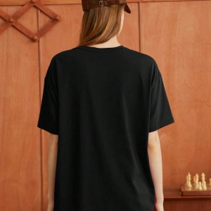 HARRY POTTER X Yuvarlak Yaka Düşük Omuz Kol Baskılı Tişört