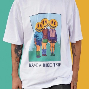 Have A Nice Trip Oversize Tişört