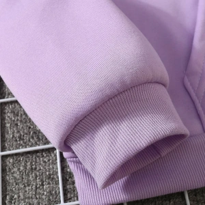 Heart Print Kangaroo Pocket Drawstring Lined Hoodie Mor