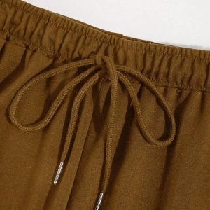 Heart Print Tie Waist 4 Mevsim Eşofman