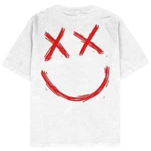 Hellboy Beyaz Oversize Unisex T-shirt