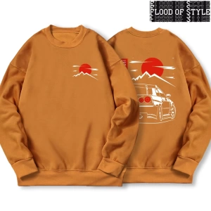 Hip Hop Harajuku Vintage Tarzı  Araba  Kültür Gtr  Gri