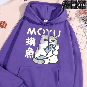 Hip Hop Harajuku Vintage Tarzı  Çalışma saatleri sırasında tembellik  Gri