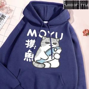 Hip Hop Harajuku Vintage Tarzı  Çalışma saatleri sırasında tembellik Gri