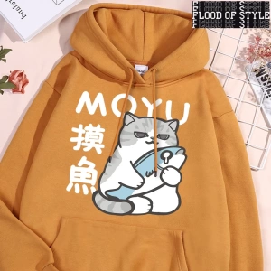 Hip Hop Harajuku Vintage Tarzı  Çalışma saatleri sırasında tembellik  Gri