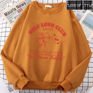 Hip Hop Harajuku Vintage Tarzı   Eğlenceli Aşk Tanrısı Karikatür  Gri
